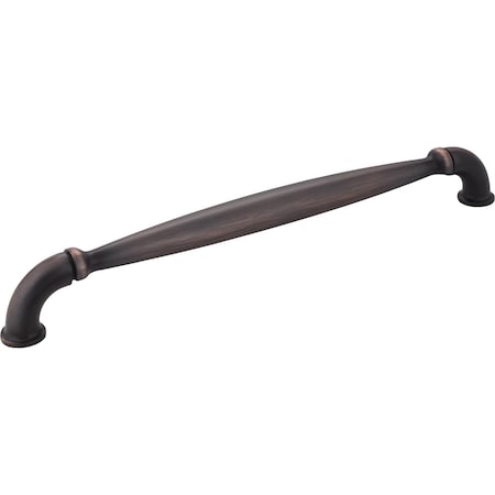 Jeffrey Alexander 12" Center-to-Center Brushed Oil Rubbed Bronze Chesapeake Appliance Handle 737-12DBAC